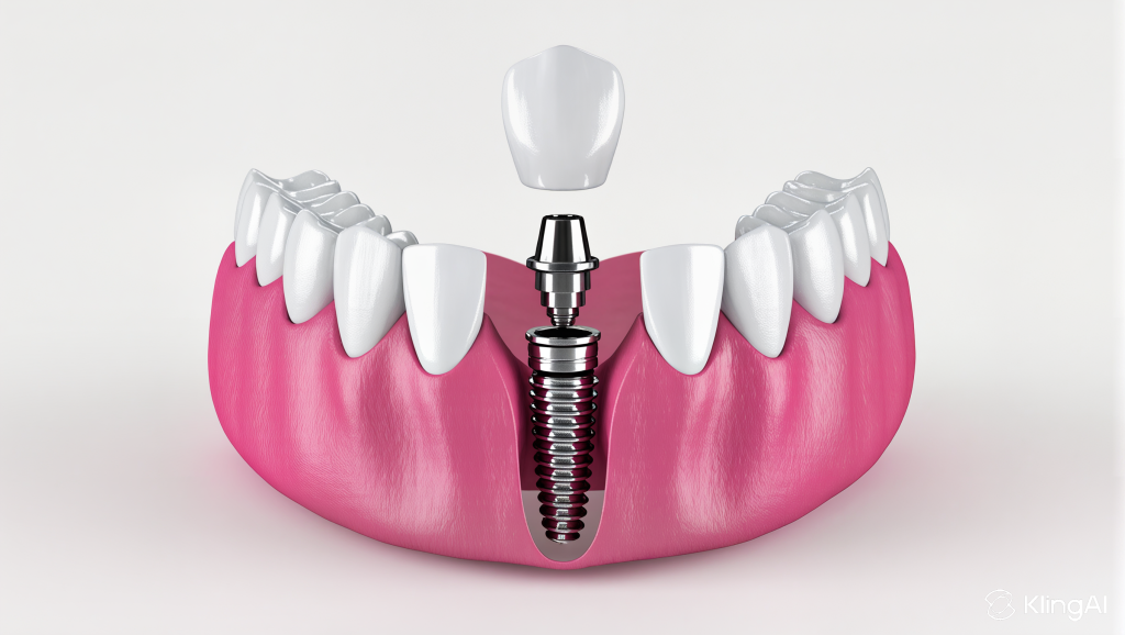 имплантация одного зуба